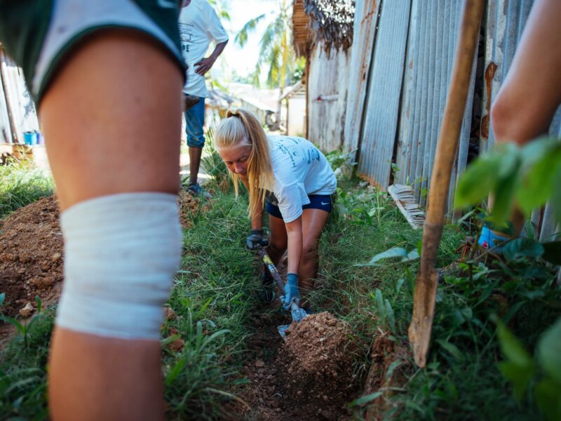 digging soil