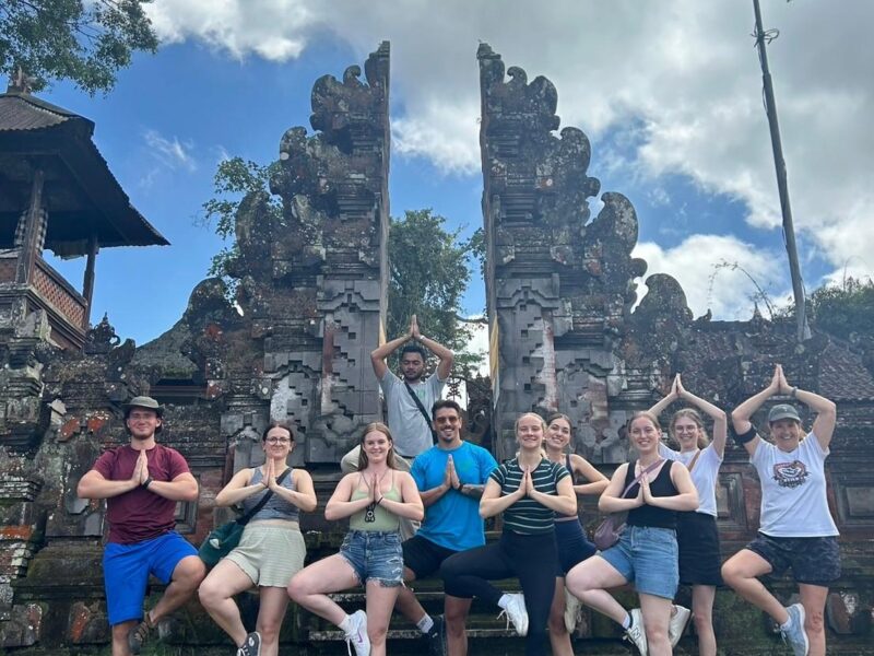 group at temple ubud