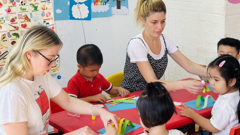 making things at the kindy