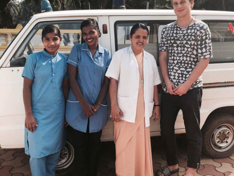 volunteer with doctors in india