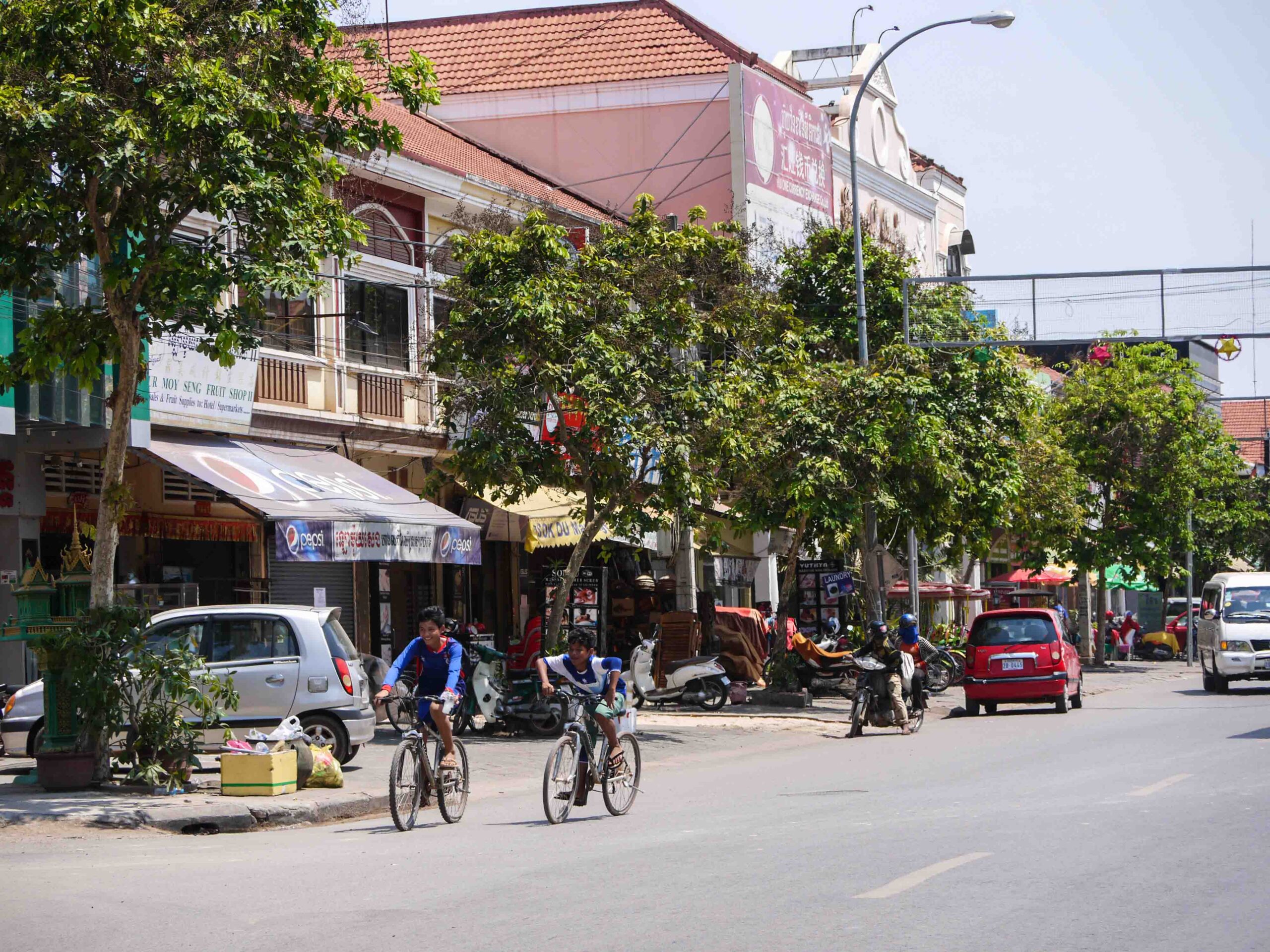 street in cambodia