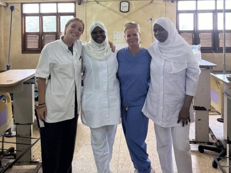 Medical volunteers on project in zanzibar