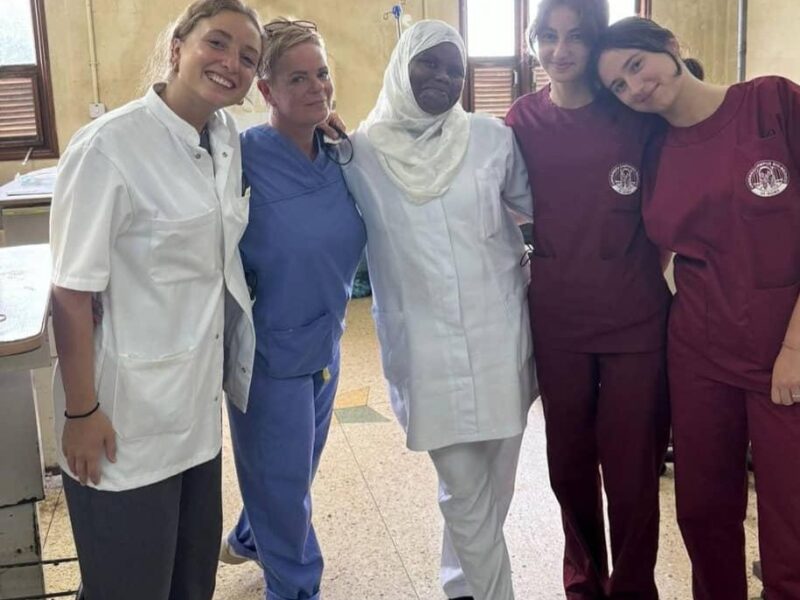 Medical volunteers on project in zanzibar