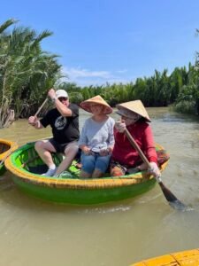 floating on the mekong