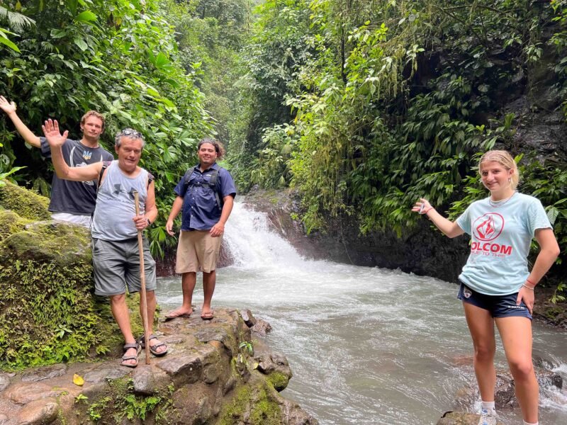 volunteers in jungle