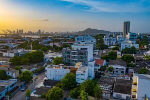Cartagena Colombia from above