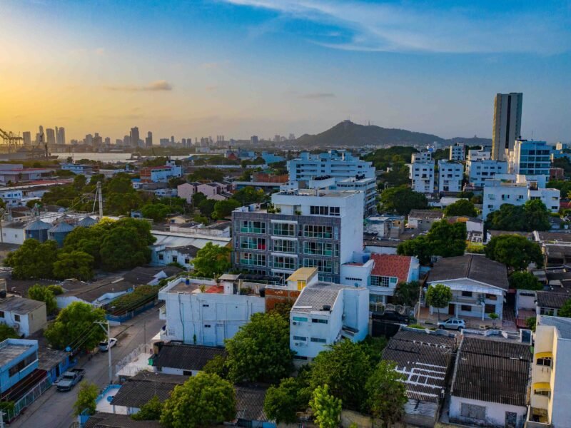 Cartagena Colombia from above