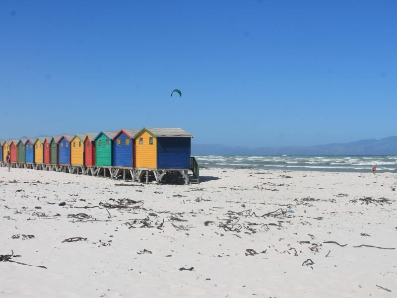 beach huts on Peninsula Tour