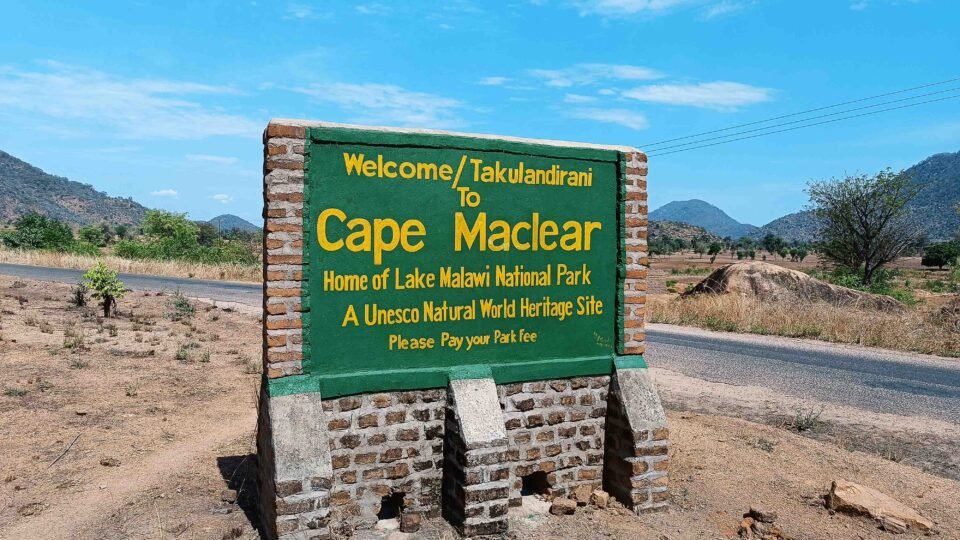 Malawi national park sign