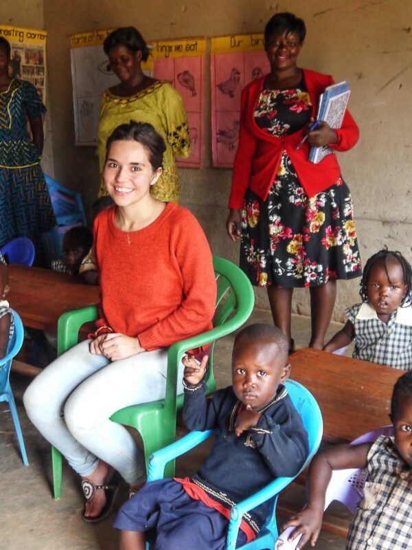 _Participant with children in the classroom