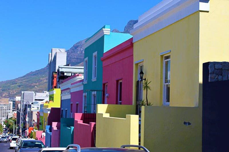 colourful neighbourhood cape town