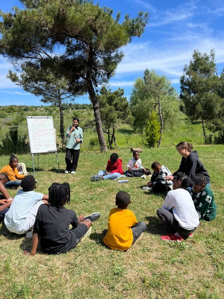 teaching outside