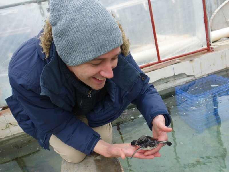 _Participant with little turtle