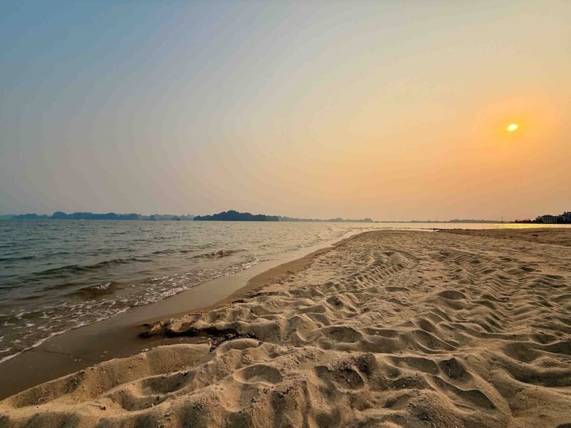 beach at sunset