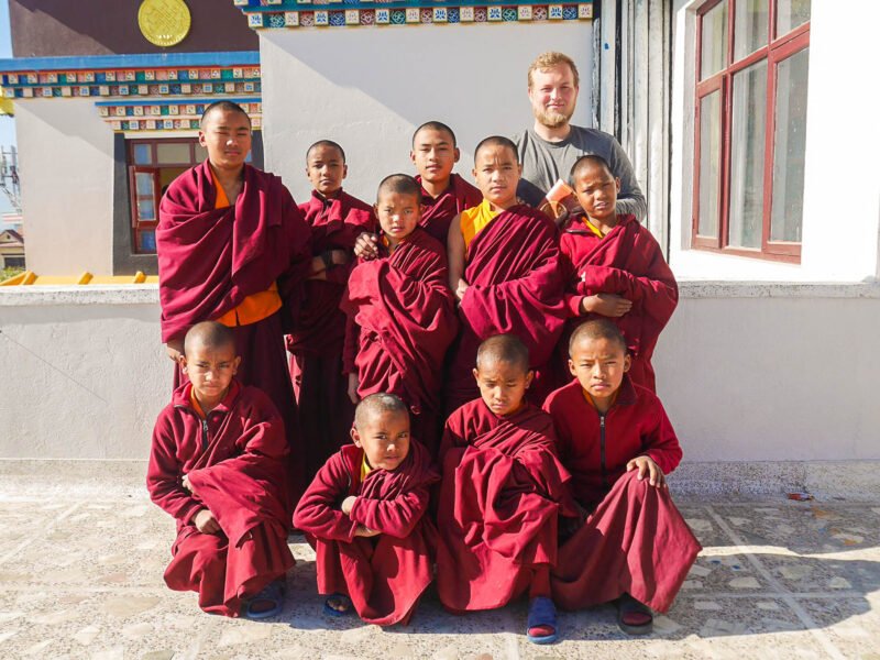 _Monk teaching in Nepal