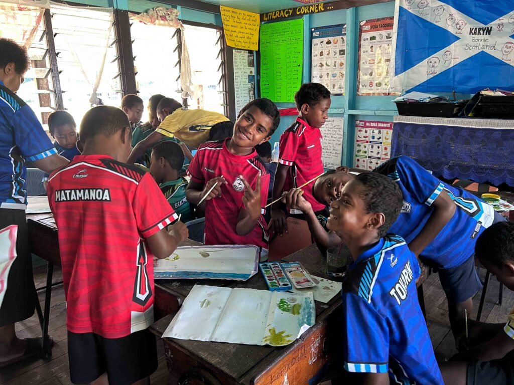 remote island teaching fiji