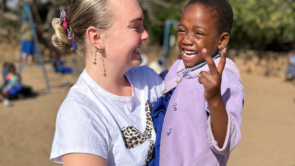 volunteer with student