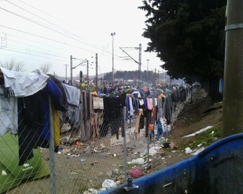 refugee camp in greece