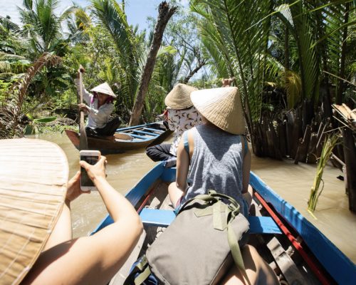 boating on Mekong river (1)