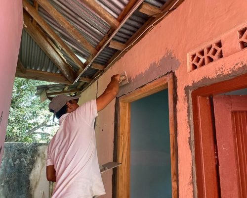 painting the wall