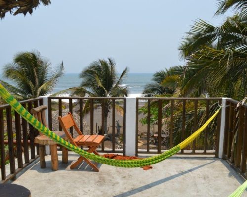 hammock overlooking beach