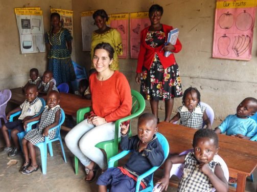 _Participant with children in the classroom