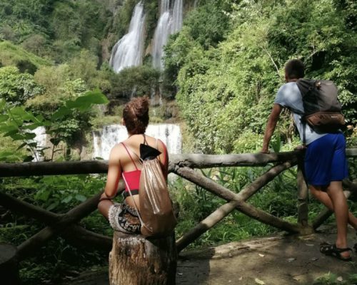 Visit waterfall