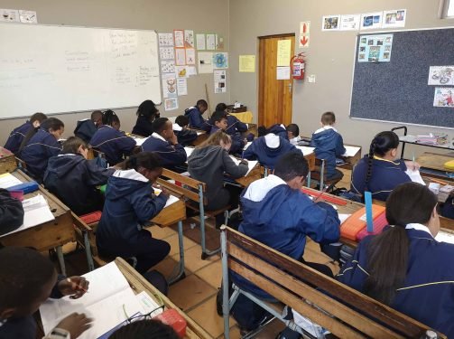 kids in class