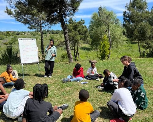teaching outside